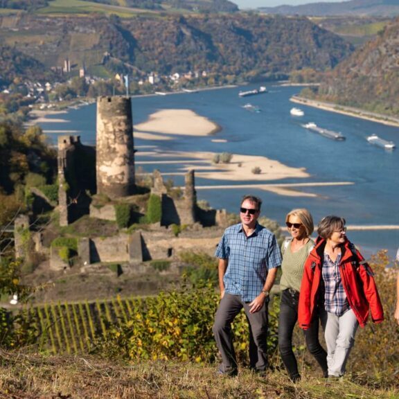 Rhein nahe touristik Wanderurlaub Rhein Burgen Steig Wandern am Mittelrhein Welterbe